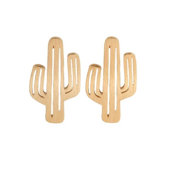 FINAL PRICE! 1 LEFT!✨Minimalist cactus earrings - Picture 2 of 7